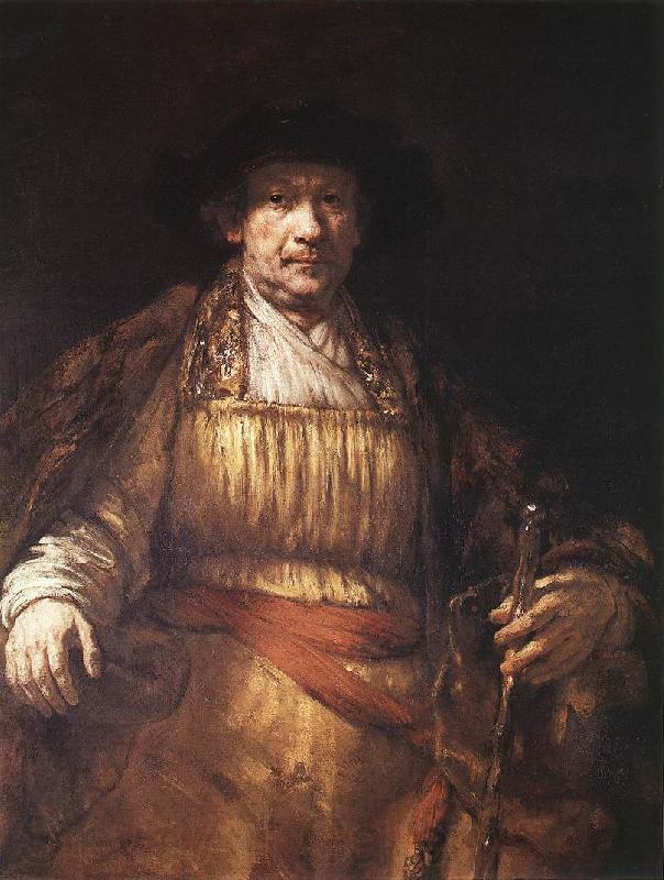 REMBRANDT Harmenszoon van Rijn Self-portrait saq Germany oil painting art